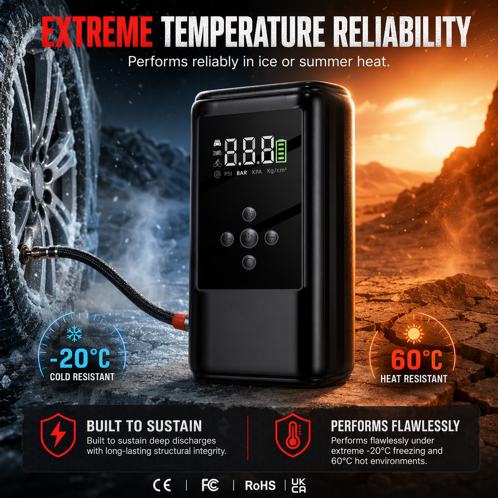 ⚡ LIMITED-TIME 49% OFF! ✨ Jump Starter & Tire Inflator – 600A Peak Current, LED Light, Portable Car Emergency Tool 🚗