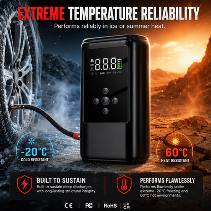 ⚡ LIMITED-TIME 49% OFF! ✨ Jump Starter & Tire Inflator – 600A Peak Current, LED Light, Portable Car Emergency Tool 🚗
