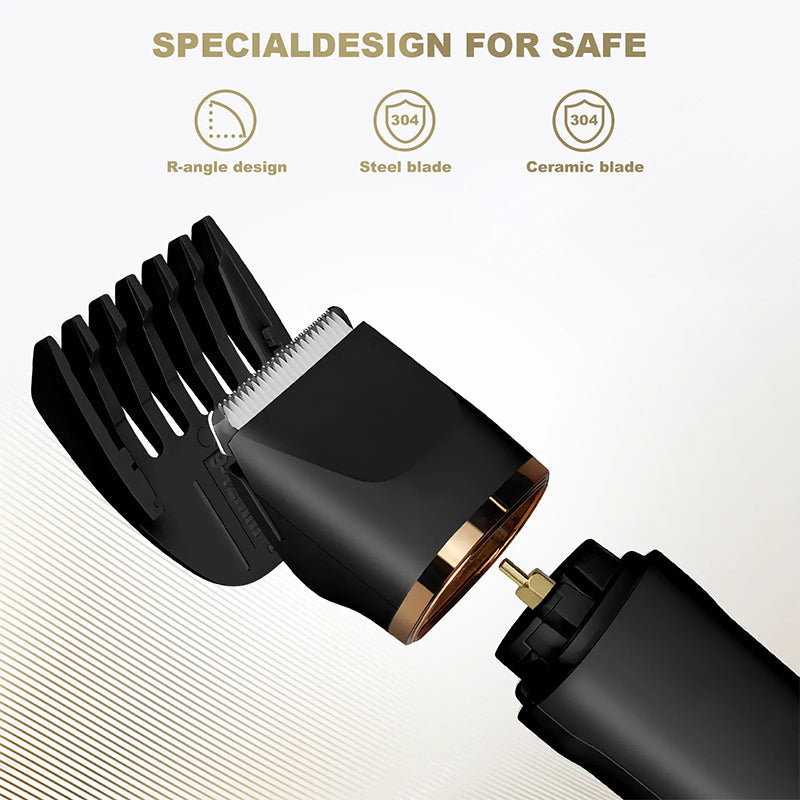🧹LIMITED-TIME 49% OFF! 🧔 3-in-1 Versatility — One Tool, Full Grooming Routine