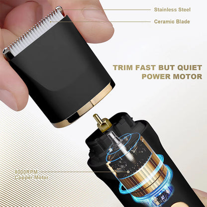 🧹LIMITED-TIME 49% OFF! 🧔 3-in-1 Versatility — One Tool, Full Grooming Routine
