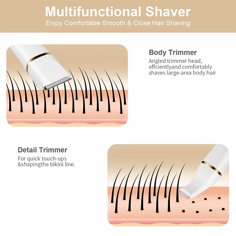 🧹LIMITED-TIME 49% OFF! 🧔 3-in-1 Versatility — One Tool, Full Grooming Routine