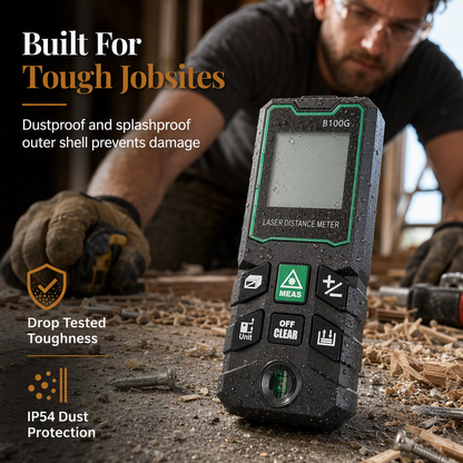 ⏳Time-Limited Special⏰Rechargeable Laser Rangefinder – Voice Broadcast, Shockproof Casing, Multiple Range Options 🔦