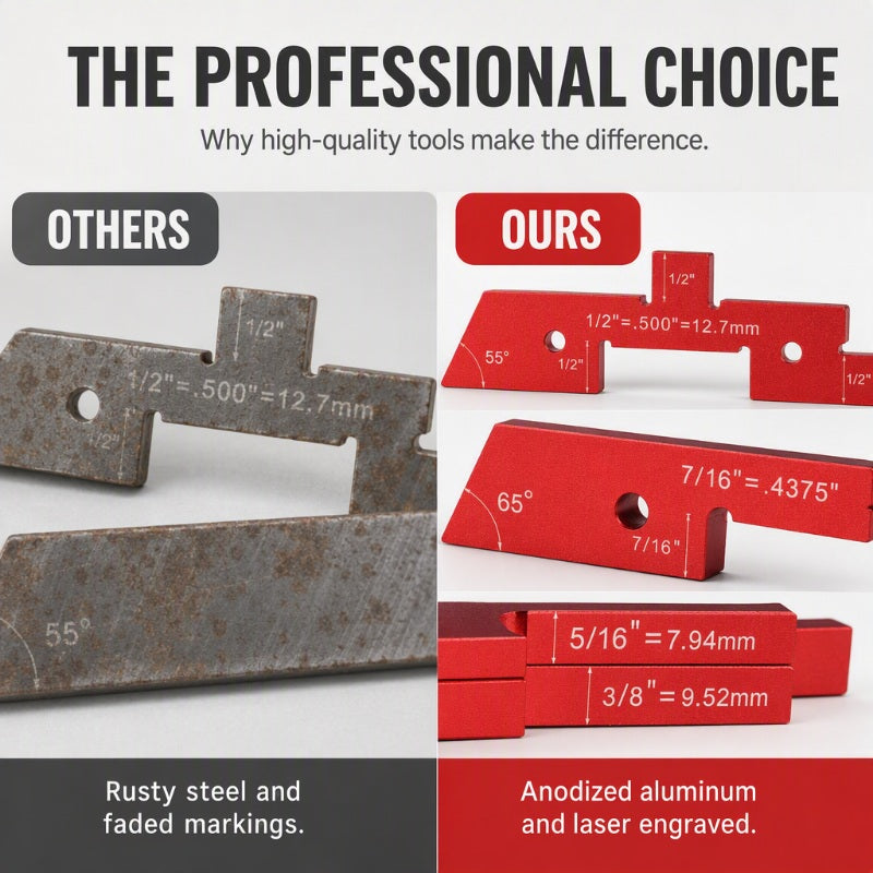 📐 49% OFF NOW! 🛠️ Aluminum Setup Blocks – Laser-Etched, Anodized & Precise – For Table Saws, Router Tables & Drill Presses 🔧