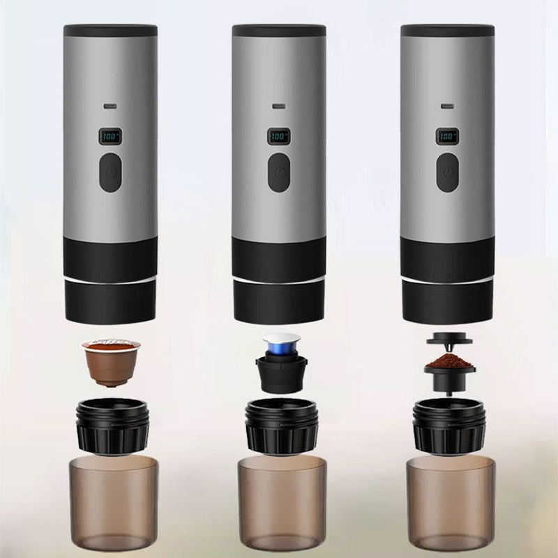🥳2026 HOT SALE🥳💞50K+ SOLD! ☕⚡ 49% OFF! Portable Espresso Maker – digital display, Type-C rechargeable, 90ml tank & 120ml cup. Enjoy fresh hot coffee anywhere! 🛡️💪