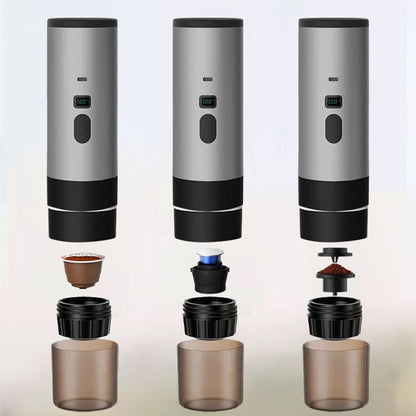 🥳2026 HOT SALE🥳💞50K+ SOLD! ☕⚡ 49% OFF! Portable Espresso Maker – digital display, Type-C rechargeable, 90ml tank & 120ml cup. Enjoy fresh hot coffee anywhere! 🛡️💪