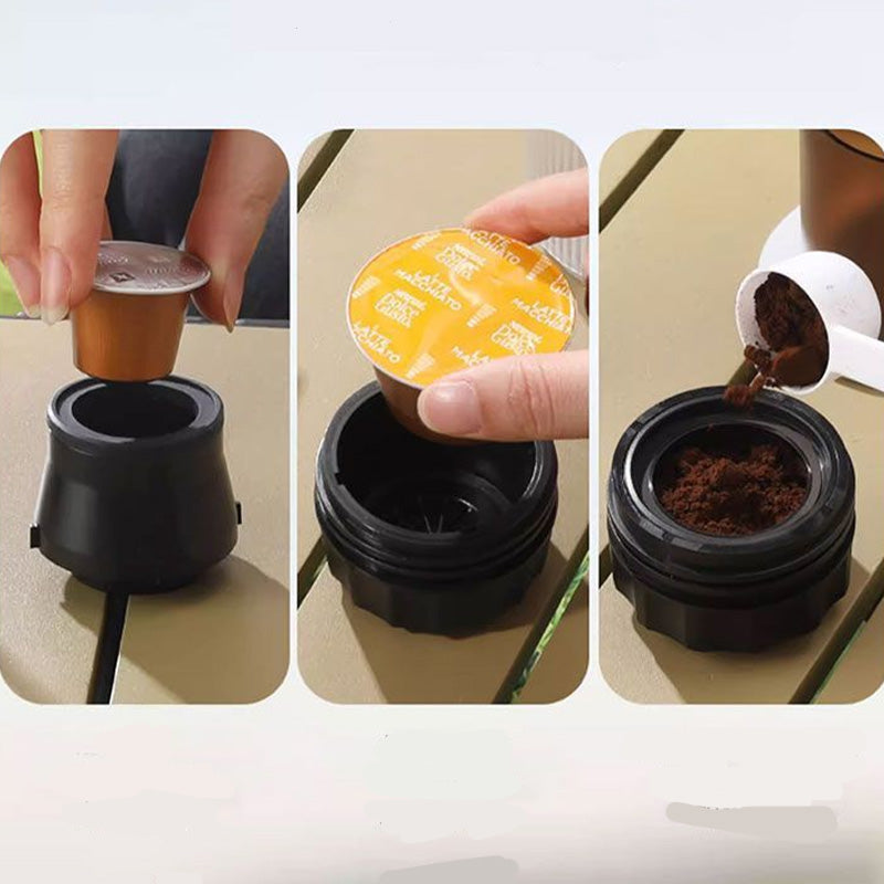 🥳2026 HOT SALE🥳💞50K+ SOLD! ☕⚡ 49% OFF! Portable Espresso Maker – digital display, Type-C rechargeable, 90ml tank & 120ml cup. Enjoy fresh hot coffee anywhere! 🛡️💪