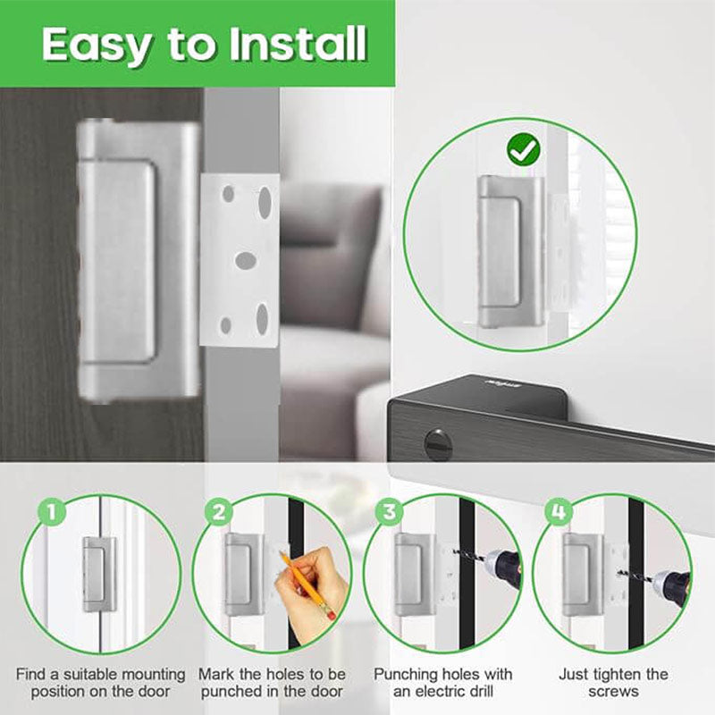 🔒 Save 49%! 🛡️ Door Reinforcement Lock – With screws & home security upgrade ✨