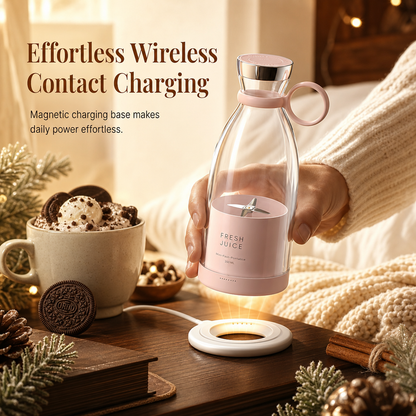 🔋 Portable Electric Juicer Cup with USB Magnetic Charging – Mini Personal Blender