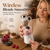 🔋 Portable Electric Juicer Cup with USB Magnetic Charging – Mini Personal Blender