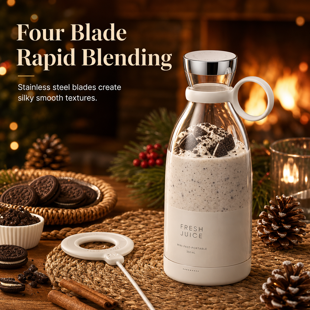 🔋 Portable Electric Juicer Cup with USB Magnetic Charging – Mini Personal Blender