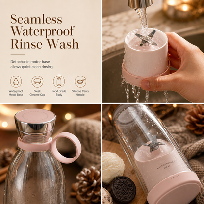 🔋 Portable Electric Juicer Cup with USB Magnetic Charging – Mini Personal Blender