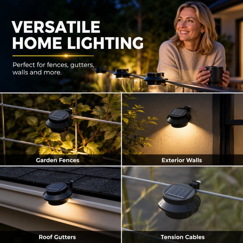 ⏳🔥LIMITED-TIME 49% OFF! ⏰Light Up Gutters, Fences & Garden Walls — Solar-Powered Outdoor LEDs With No Mains Wiring Needed 🏡✨