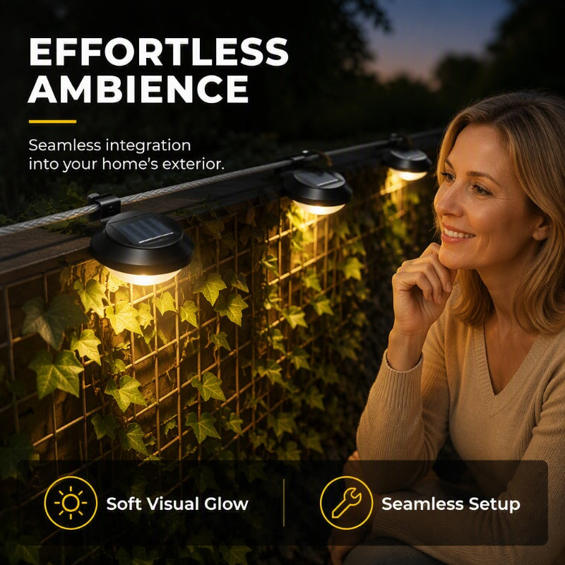⏳🔥LIMITED-TIME 49% OFF! ⏰Light Up Gutters, Fences & Garden Walls — Solar-Powered Outdoor LEDs With No Mains Wiring Needed 🏡✨