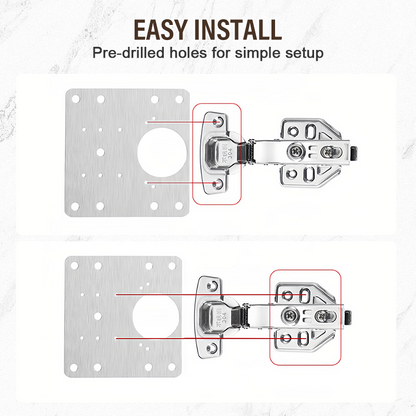 🔧 LIMITED-TIME 49% OFF 🚪 Stainless Steel Hinge Repair Plate — Fix Loose Cabinet Doors Fast, No Replacement