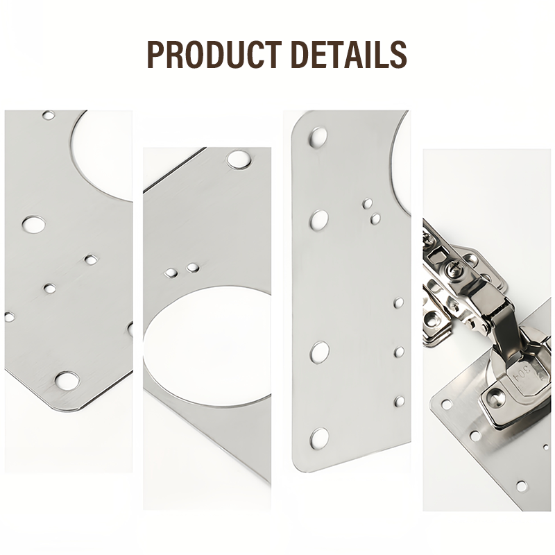 🔧 LIMITED-TIME 49% OFF 🚪 Stainless Steel Hinge Repair Plate — Fix Loose Cabinet Doors Fast, No Replacement