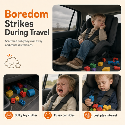 ⏳🔥LIMITED-TIME 49% OFF! ⏰🧸Busy Ball Stacking Toy – Multi‑sided & portable activity cube 🎈