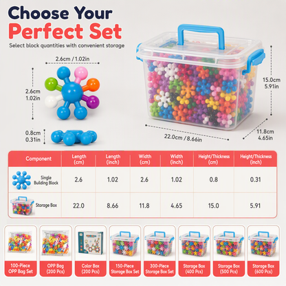 🎁Early Christmas Sale 49% OFF🔥Kids 3D Interlocking Snowflake Building Blocks