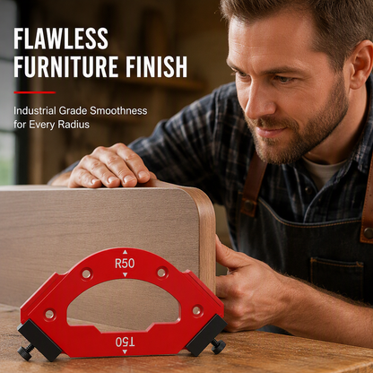 🔨  LIMITED-TIME 49% OFF! ✨ Woodworking Router Template Round Corner Jig – Anti-Slip, Precise 🛠️