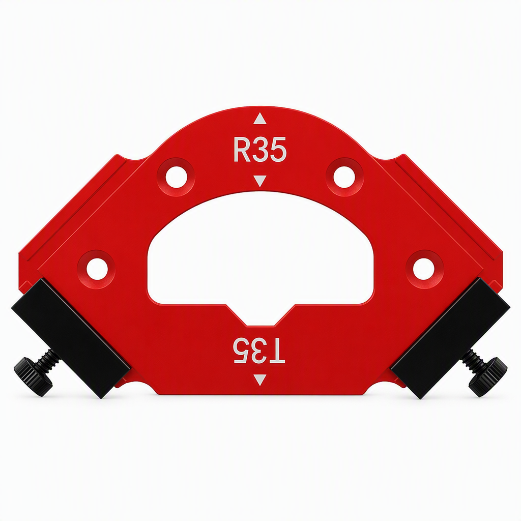 🔨  LIMITED-TIME 49% OFF! ✨ Woodworking Router Template Round Corner Jig – Anti-Slip, Precise 🛠️