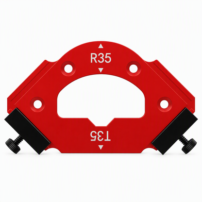 🔨  LIMITED-TIME 49% OFF! ✨ Woodworking Router Template Round Corner Jig – Anti-Slip, Precise 🛠️