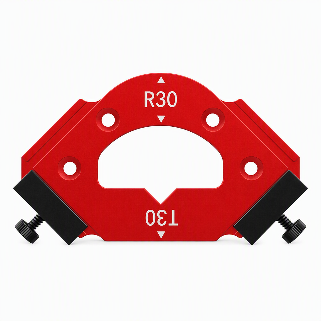 🔨  LIMITED-TIME 49% OFF! ✨ Woodworking Router Template Round Corner Jig – Anti-Slip, Precise 🛠️