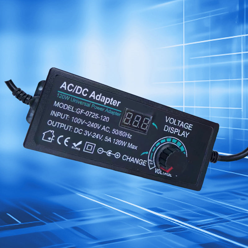 ⏰Adjustable 3V-24V 3A Universal AC/DC Power Adapter🔋⚡️