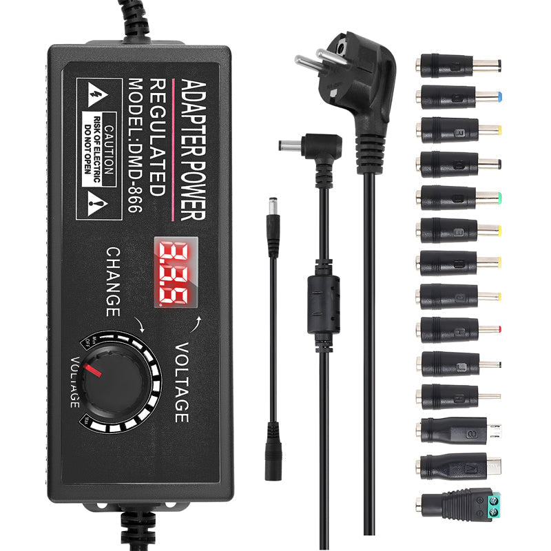 ⏰Adjustable 3V-24V 3A Universal AC/DC Power Adapter🔋⚡️