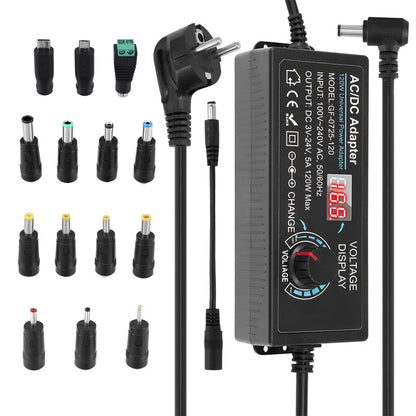 ⏰Adjustable 3V-24V 3A Universal AC/DC Power Adapter🔋⚡️