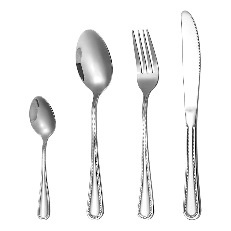 📢📢49% OFF !! ⏰4-Piece Stainless Steel Flatware Set
