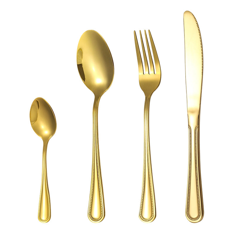 📢📢49% OFF !! ⏰4-Piece Stainless Steel Flatware Set