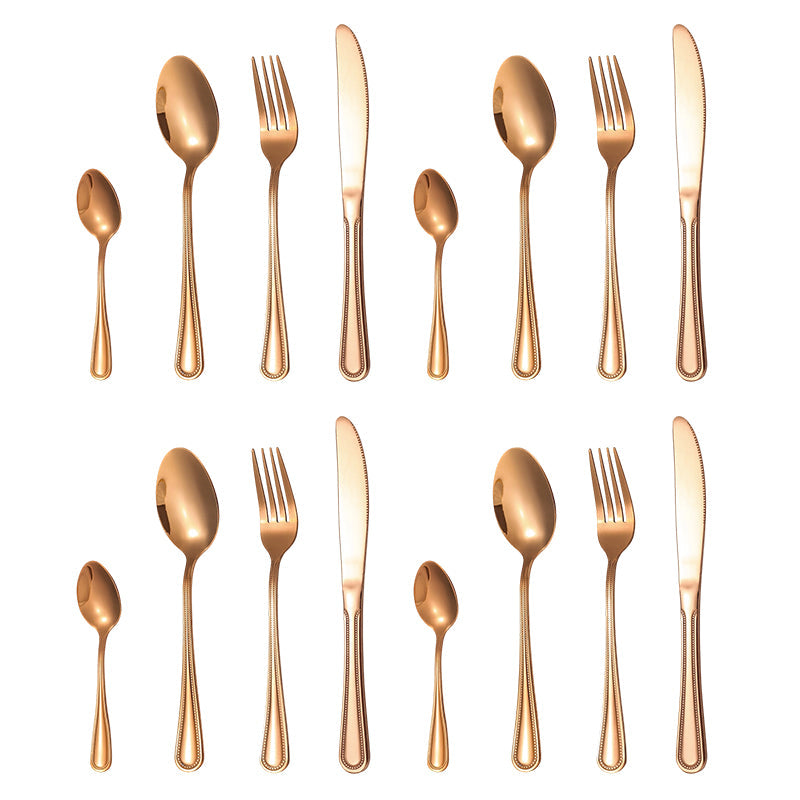 📢📢49% OFF !! ⏰4-Piece Stainless Steel Flatware Set