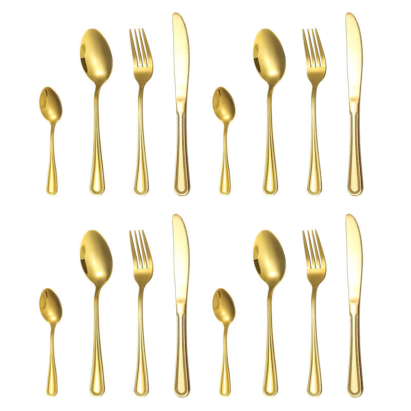 📢📢49% OFF !! ⏰4-Piece Stainless Steel Flatware Set