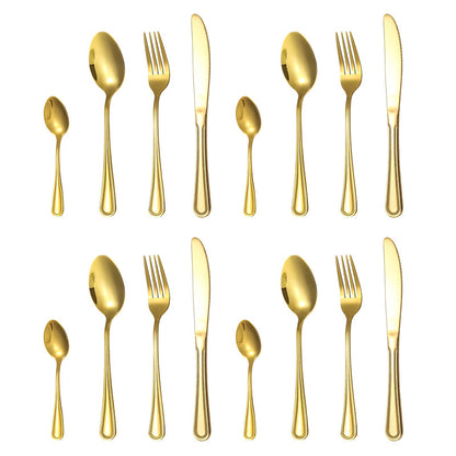 📢📢49% OFF !! ⏰4-Piece Stainless Steel Flatware Set