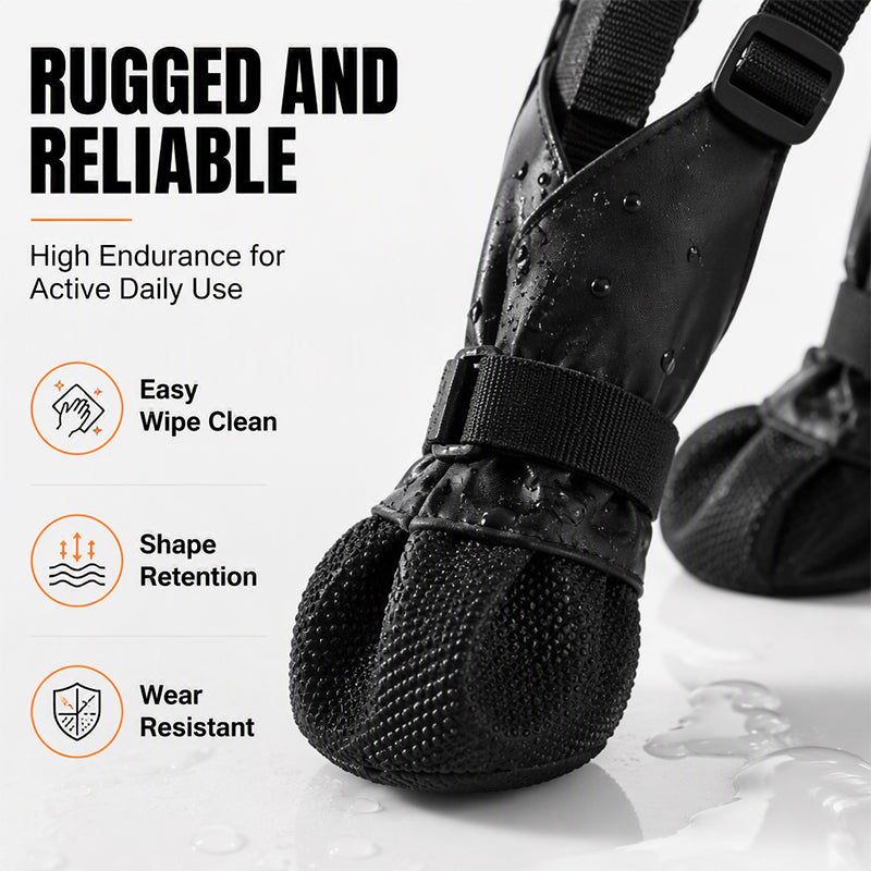 ⏰🐕Hot Sale 49% OFF💦Waterproof Anti-Drop Dog Boots with Adjustable Harness Suspender