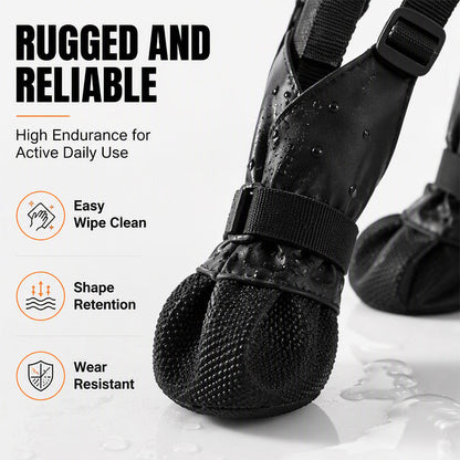 ⏰🐕Hot Sale 49% OFF💦Waterproof Anti-Drop Dog Boots with Adjustable Harness Suspender