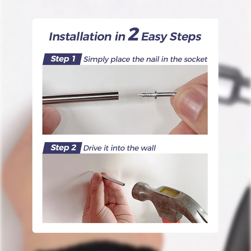 🔨 Double-Headed Seamless Skirting Nails – Clean & Secure Fixing ✨