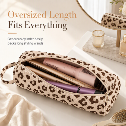✨Limited-Time Sales💖Portable Hair Tool Organizer Bag – Quilted Travel Case with Handle