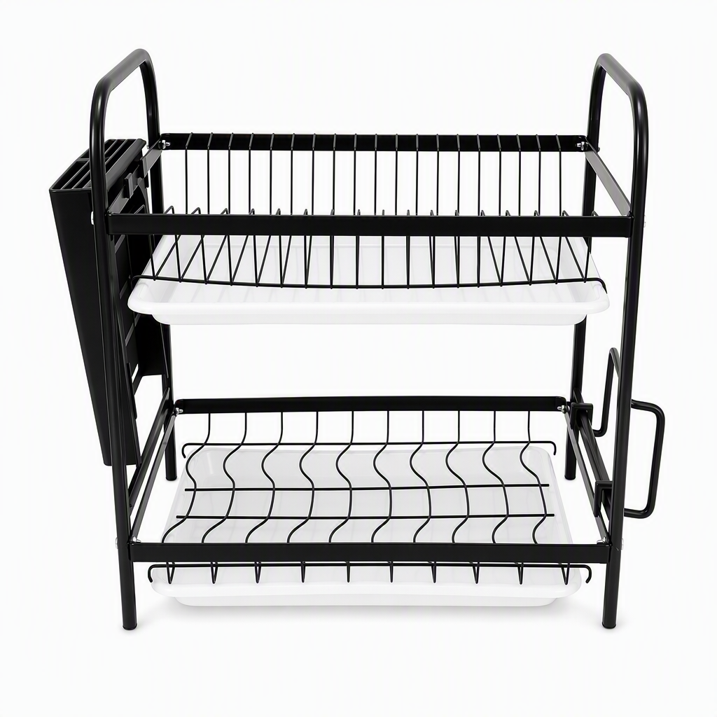 🏆LAST DAY 49% OFF🧑‍🍳Kitchen Countertop Dish Drying Rack and Bowl Plate Storage Organizer Shelf for Small Spaces