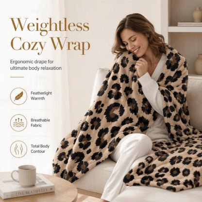 🏆LAST DAY 49% OFF🛋️Ultra-Soft Leopard Print Throw Blanket