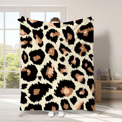🏆LAST DAY 49% OFF🛋️Ultra-Soft Leopard Print Throw Blanket