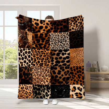 🏆LAST DAY 49% OFF🛋️Ultra-Soft Leopard Print Throw Blanket