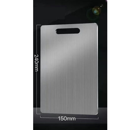 🔪🔥 49% OFF! Stainless Steel Double-Sided Cutting Board✨