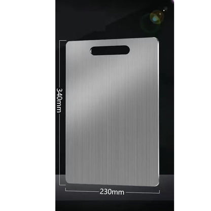 🔪🔥 49% OFF! Stainless Steel Double-Sided Cutting Board✨