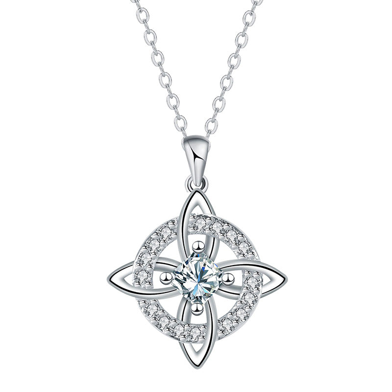 ☘️ Celtic Knot Birthstone Necklace – Elegant & Adjustable for Everyday & Special Occasions