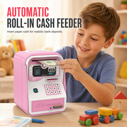 📢📢49% OFF !! ⏰Kids Electronic ATM Piggy Bank Toy