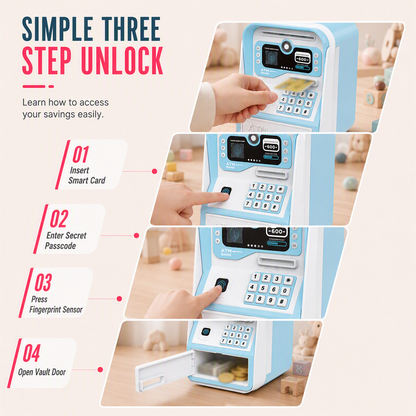 📢📢49% OFF !! ⏰Kids Electronic ATM Piggy Bank Toy