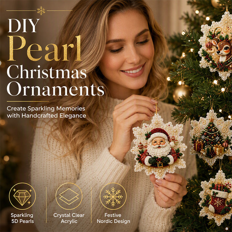 🔥LAST DAY! 49% OFF✨ | Just £9.99 only🔥Christmas DIY Painting Hanging Ornaments Set