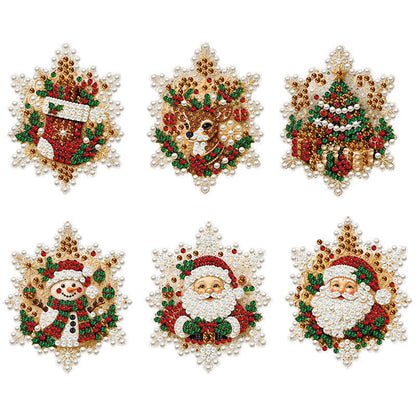 🔥LAST DAY! 49% OFF✨ | Just £9.99 only🔥Christmas DIY Painting Hanging Ornaments Set