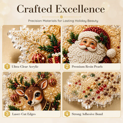 🔥LAST DAY! 49% OFF✨ | Just £9.99 only🔥Christmas DIY Painting Hanging Ornaments Set