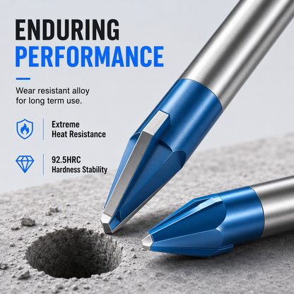 ⏰ 49%-OFF🔥Hex Shank Carbide Drill Bit – Eccentric Design For Tile, Glass & Concrete🔧